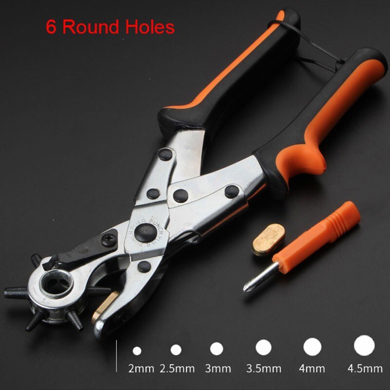 Leather Eyelet Puncher Belt Hole Punch Plier Leather Stitching Pliers Perforator Leathercraft Punching Punch Machine