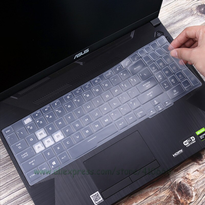 Gaming Laptop For ASUS TUF Gaming F15 FX506LH FX506LI FX506IV FX506 / Asus TUF F17 FX706LI FX706 FA706 Keyboard Cover Protector: Clear