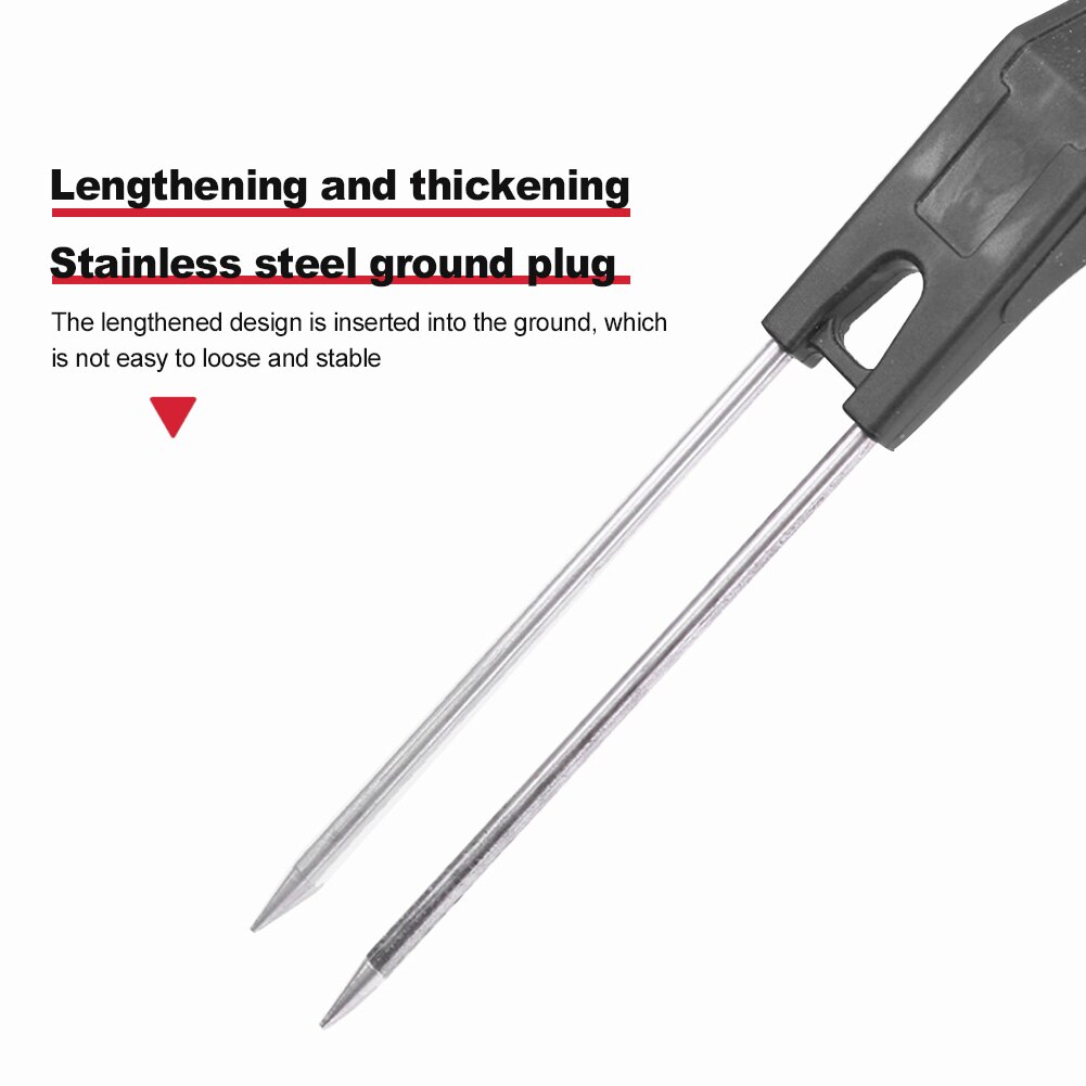 Fishing Rod Rest Foldable Detachable Outdoor Anti Slip Portable Single Double Ground Insert 120 Degree Adjustable Pole Stand