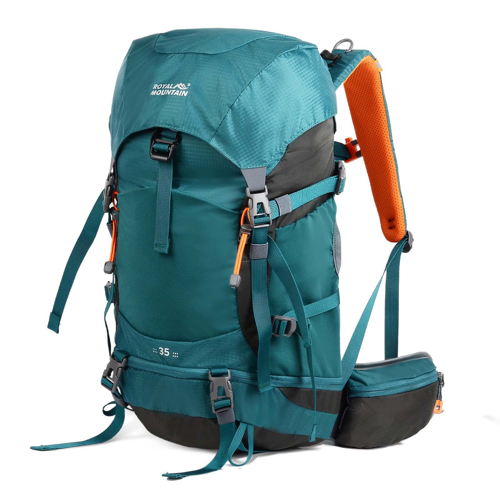 35L Camping Backpack Travel Bag For Men Large Capacity Outdoor Sport Trekking Hiking Mountaineering Shoulder Bag with Rain Cover