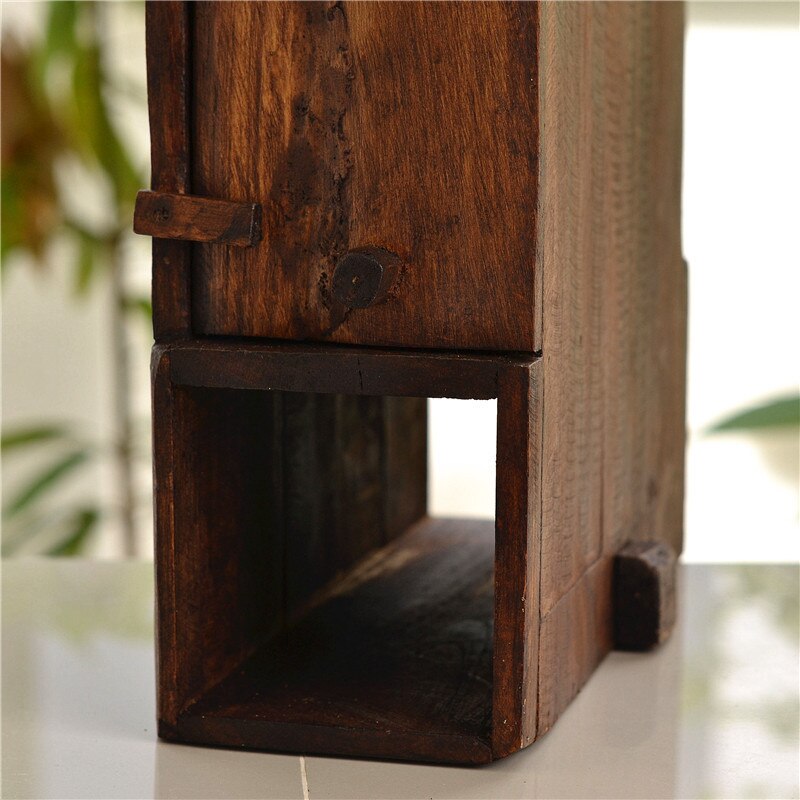 35X38X17CM Wooden Outdoor Mailbox Wall Mounted Newspaper Letterbox Waterproof Post Box Home Company Garden Decor