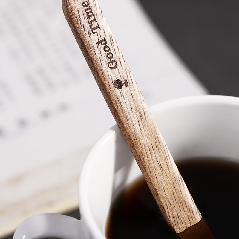 3Pcs/Lot Wooden Handmade Stirring Stick Acacia TeaPot Coffee Stirring Sticks Wood Stirrer Beverage Mixing Stirring Tool Rod