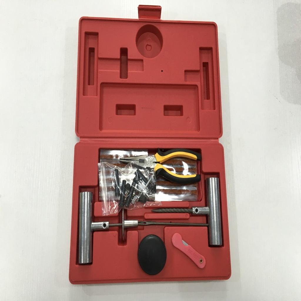 Heavy Duty Tire Repair Kit 56Pc for Car Bike Motorcycle Trailer RV ATV Jeep