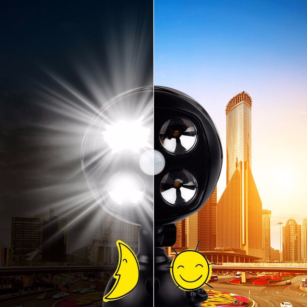 Motion Sensor Security LED Wall Spotlight Motion Sensor Spotlight Wireless Security Flood Path Garden Lamp Waterproof Led Light