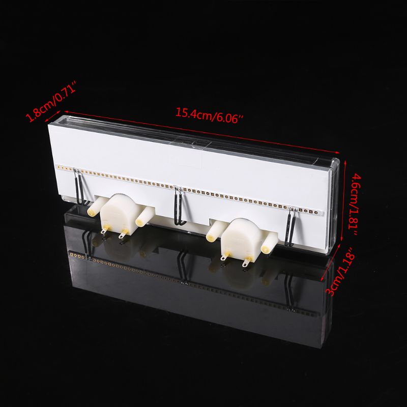 Power Amplifier Panel Dual Analog VU Meter Audio Level dB Meter with BackLit