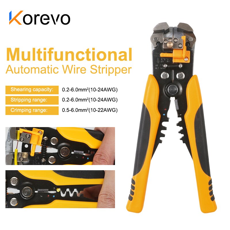 Crimper Cable Cutter Automatic Wire Stripper Multifunctional Stripping Tools Crimping Pliers Terminal