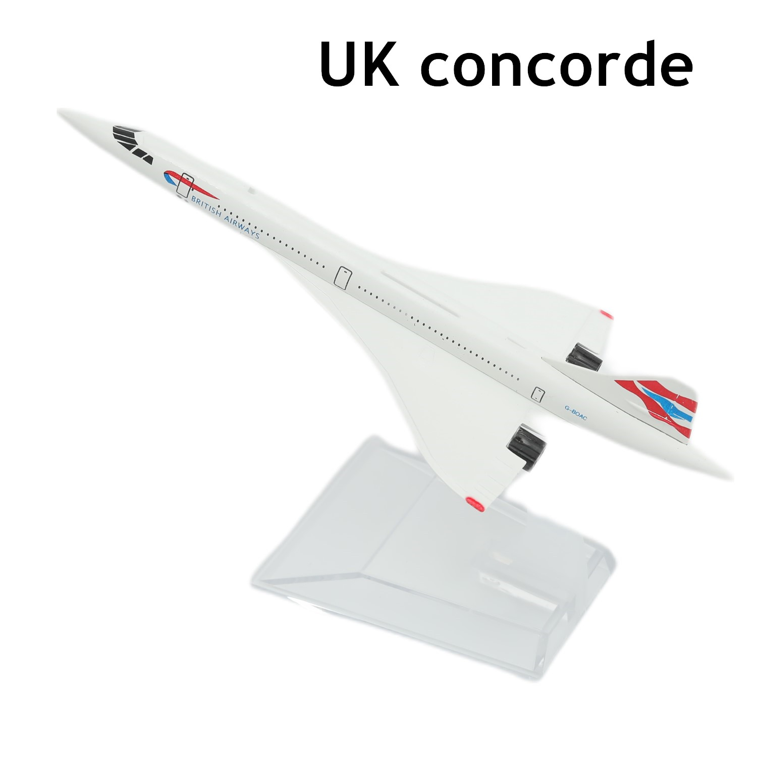 Russian Transaero Airlines Aircraft Alloy Diecast Model 15cm Aviation Collectible Miniature Souvenir Ornament: UK concorde