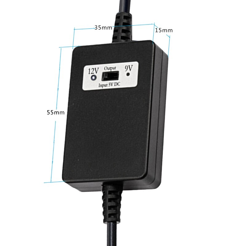 voltage step up Wifi modem switch control dc-dc converter usb 5v to dc 9v 12v converter cable