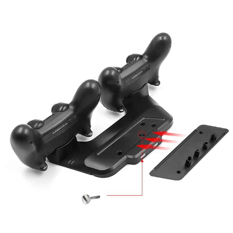 Upright Stand Charging Dock Station Stand Bracket for PS4/SLIM/PRO Game Host