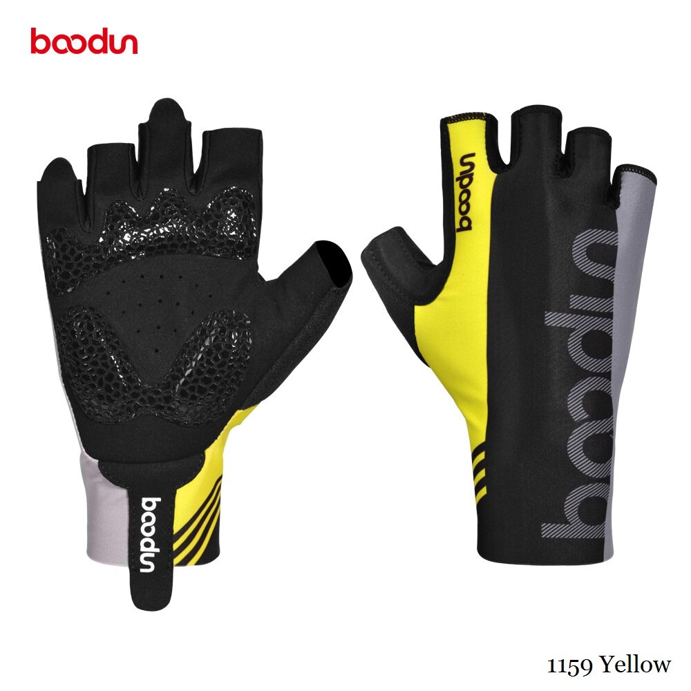 Boodun Rennrad Radfahren Halbe Finger Handschuhe L...  Grandado