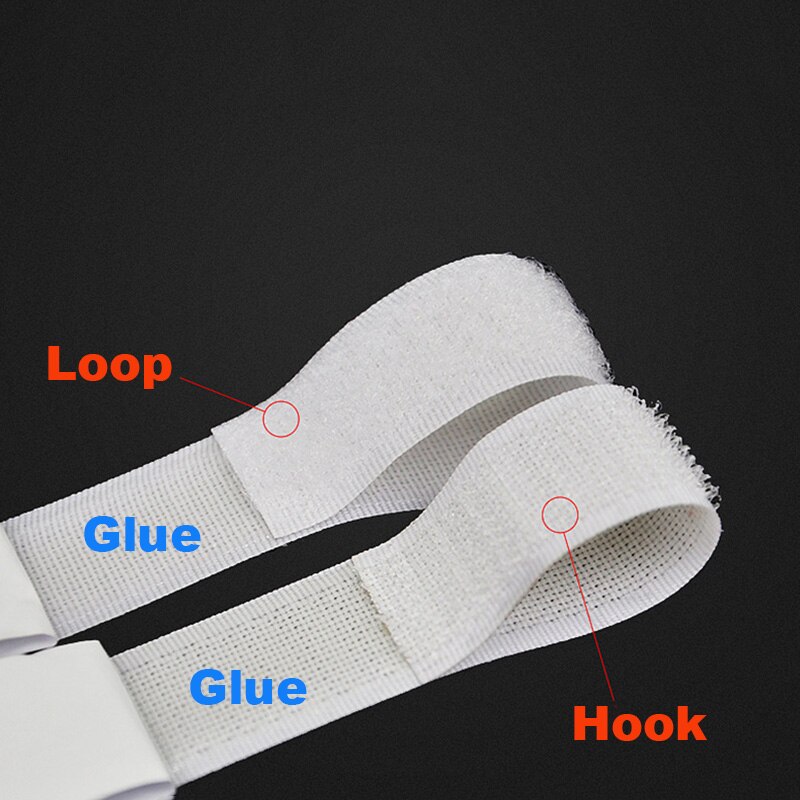 8 meters*2 nylon velcros self adhesive fastener tape sewing magic loop hook sticker strip clothing stick tape velcroing strap