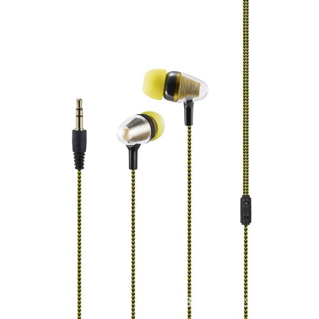 Kabelgewicht für subwoofer-kopfhörer, in-ear-kopfhörer mit geflochtenem kabel, weizendraht-ohrstöpsel für smartphones und android-handys
