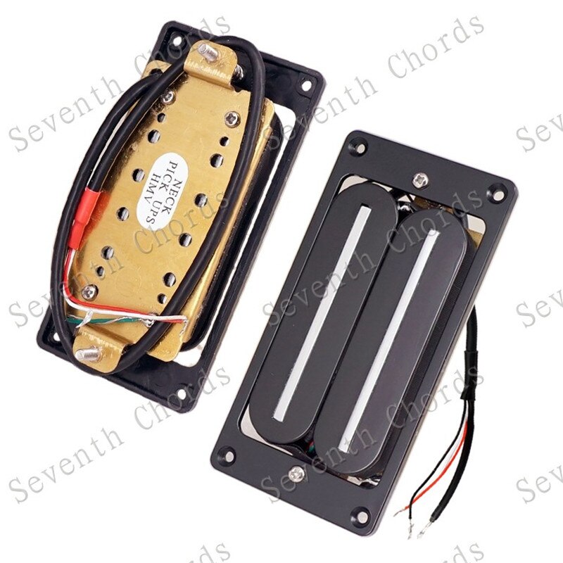 Gitaar Pickup Vervanging Elektrische Gitaar Pick -ups Humbucker Pickups Set Bedrading Harnas (Color : 07