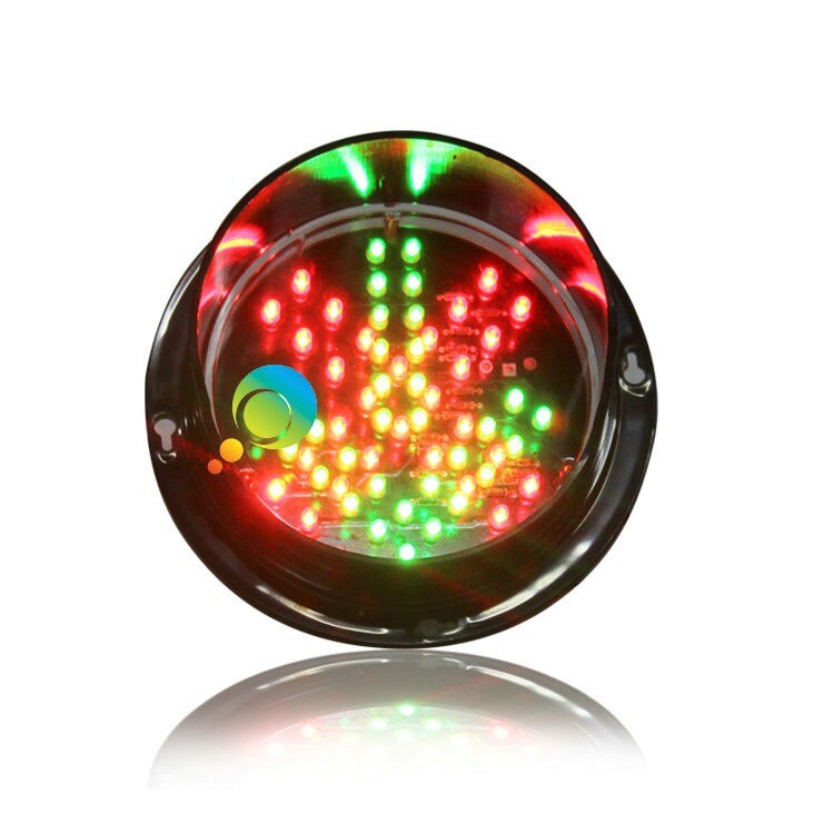 DC12V Of DC24V Exclusieve 125 Mm Rood Kruis En Groene Pijl Led Verkeerslichten: DC24V negative