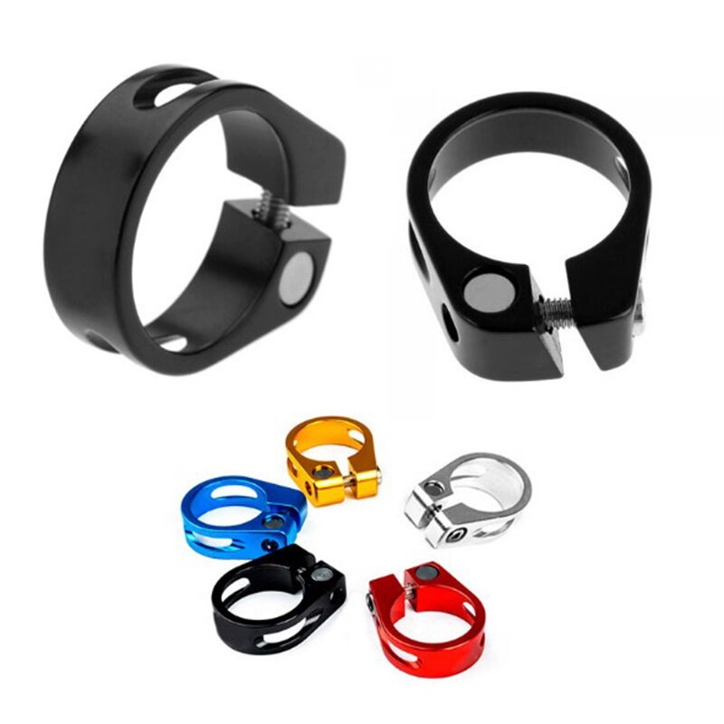 Aluminiumlegering fiets zadelpenklem 31.8/34.9mms fietsonderdelen fiets zadelpen buisklem mtb mountainbike racefiets zadelklemmen