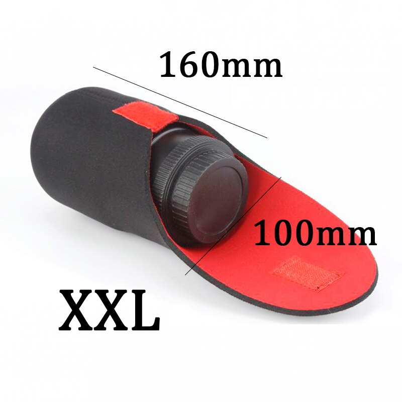 thumbnail image 2 of JJC Neoprene Waterproof Lens Pouch Case With Belt Loop For Canon Nikon Sony Olympus Fujifilm Lenses 2 of 5