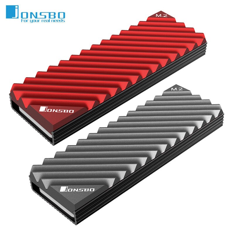 Jonsbo-disipador de calor de refrigeración para disco duro de estado sólido, radiador con almohadilla térmica de , M.2 SSD, aleación de aluminio M.2-5, M2 2280
