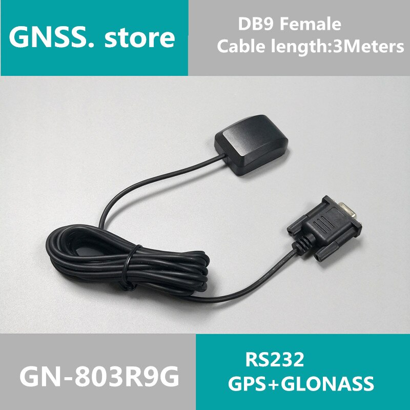 5 V rs232 DB9 RS-232 GPS GLONASS Ontvanger Dual GNSS Ontvanger Antenne GNSS Chip Module