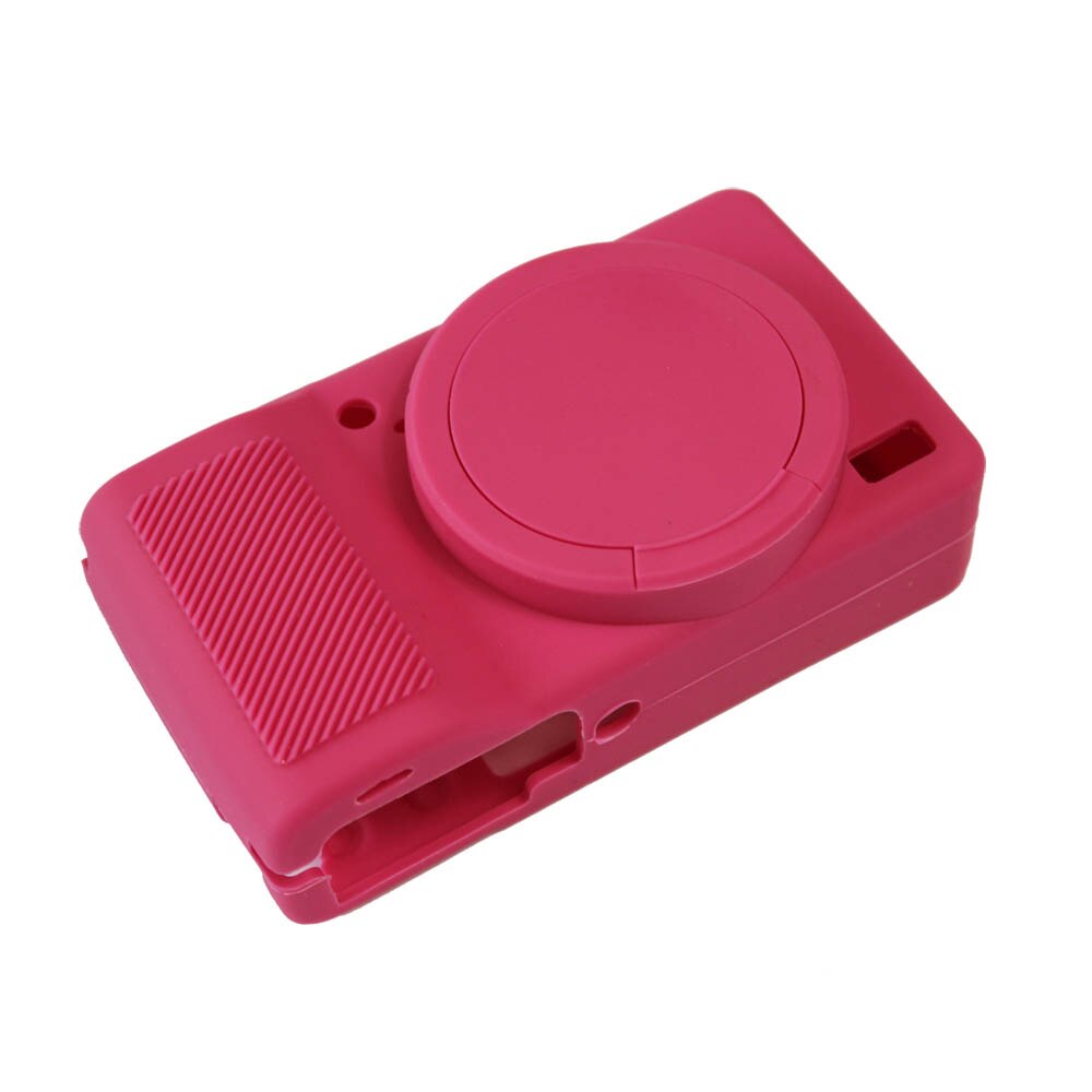 Funda de silicona suave para cámara cuerpo de goma cuero PU funda de lujo bolsa de piel para Ricoh GRIII GR3 GR III Vidrio Templado película protectora