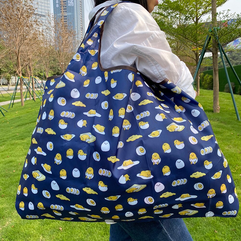 Opvouwbare Boodschappentas Herbruikbare Boodschappentassen Scheurvast Nylon Tas Geschikt Voor Kruidenier Recycling Bag Grote: 32002