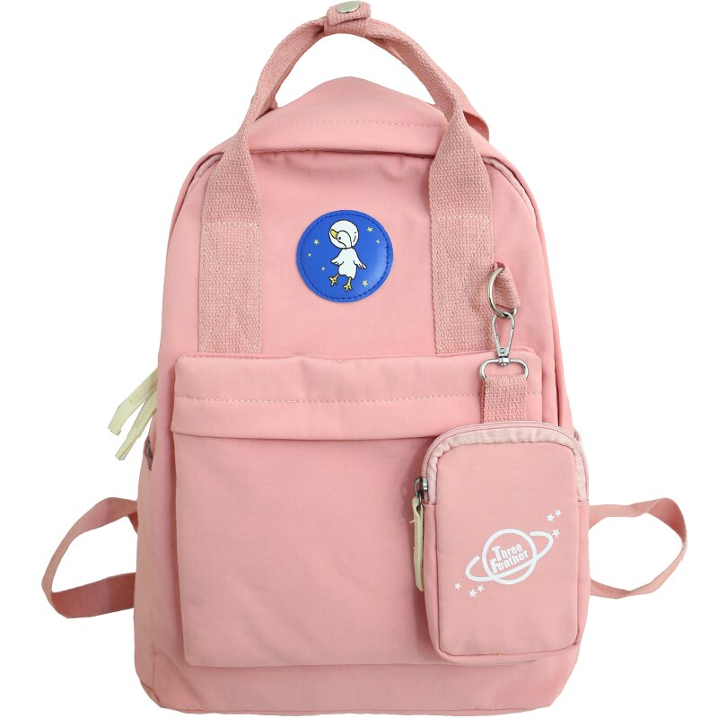 Girl Heart Ins Super Fire Girl Schoolbag Fifth And Sixth Grade With Simple Schoolbag Korean Version Harajuku Ulzzang Backpack