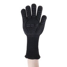 1pc Enipate 300-500 Celsius Extreme Hittebestendige BBQ Handschoenen-Voering Katoen Voor Koken Bakken grillen Ovenwanten