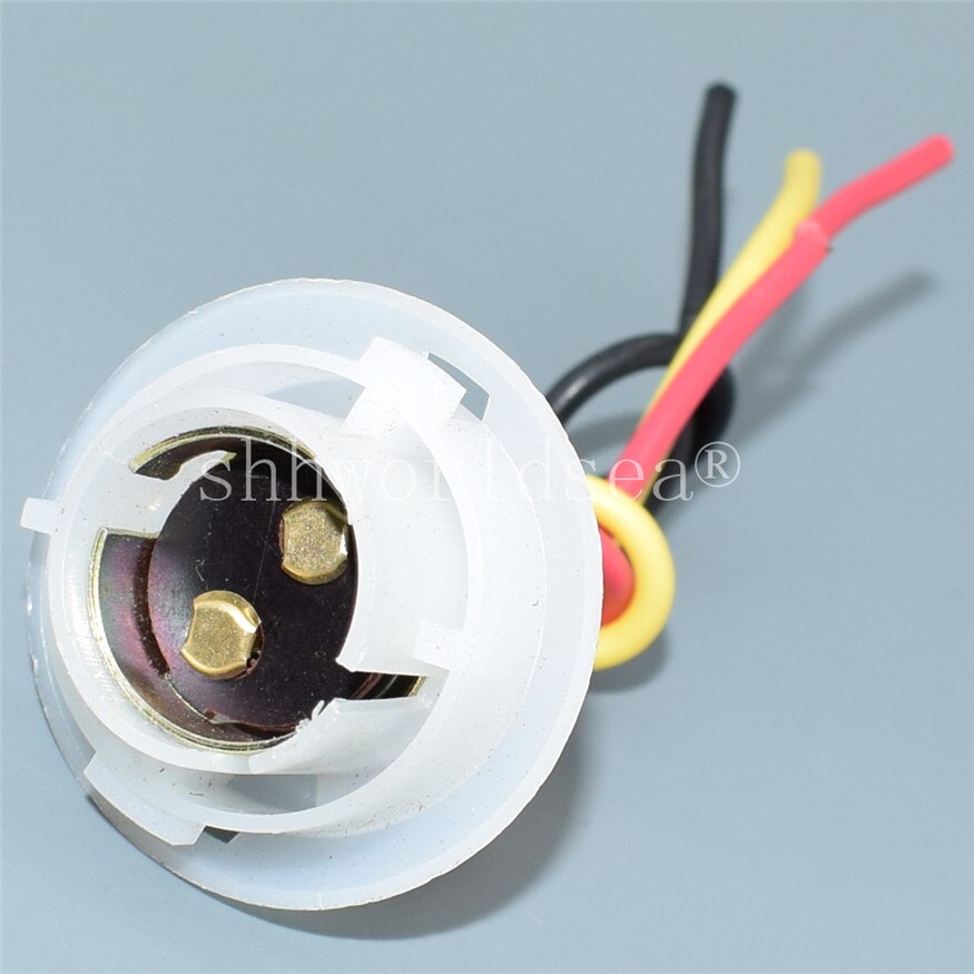 Soporte de bombilla LED T15, T13, G18, T20, 7440, 7443, T4W, adaptador de enchufe, lámpara de luz lateral de estacionamiento, adaptador de arnés de cableado, 2 uds.: 2PCS G18 3Pin
