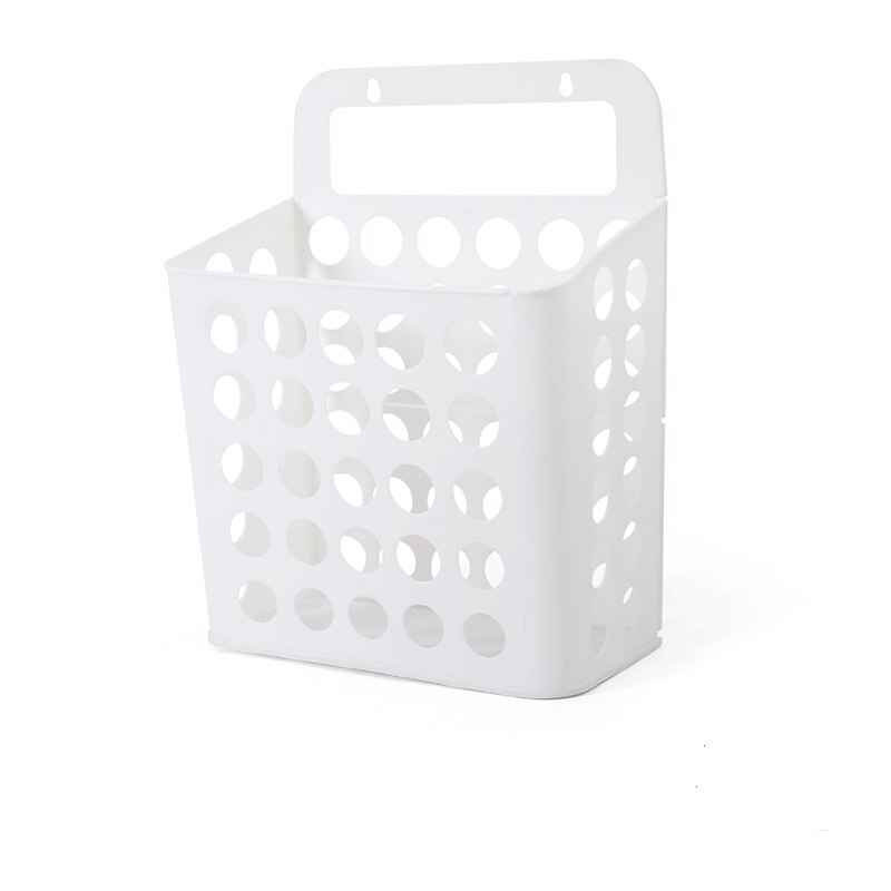 Modern Multi Function Laundry Organizer Basket Kitchen Organizer Plastic Clothes Home Sundries Living Room Bathroom Storage: white