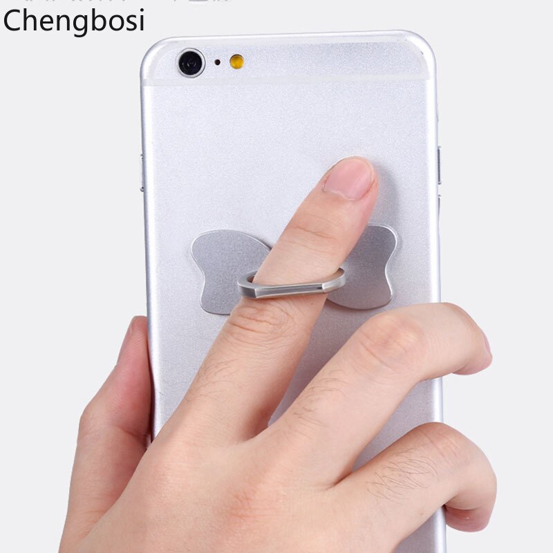 Bow Shape 360 Degree Metal Ring Finger Stand Bracket Holder For Smart Phone For iPhone6/6s/7 plus/8 for Samsung Huawei
