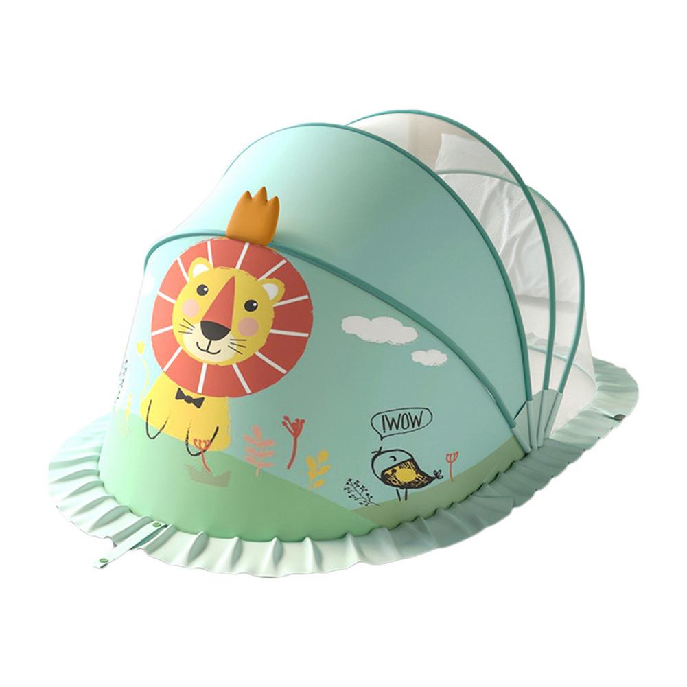Sommerliches, tragbares, faltbares moskitonetz, kuppel-schlafzimmervorhang, netze für neugeborene, tragbares baldachin, kinderbettzubehör: 3