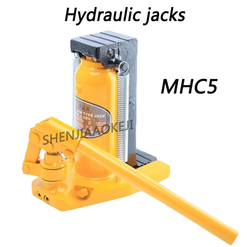 Griffe vérin hydraulique vérin hydraulique MHC5T machine de levage hydraulique crochet jack gras ressort pas de fuite d'huile charge supérieure 5T 1pc