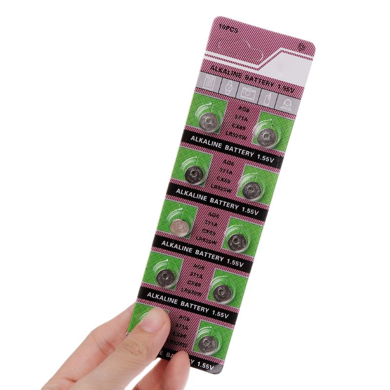 10PCS Alkaline Battery AG6 1.55V Button Coin Cell 371 SR920SW LR920 SR927 171 370 L921 LR69 SR920 Watch Batteries