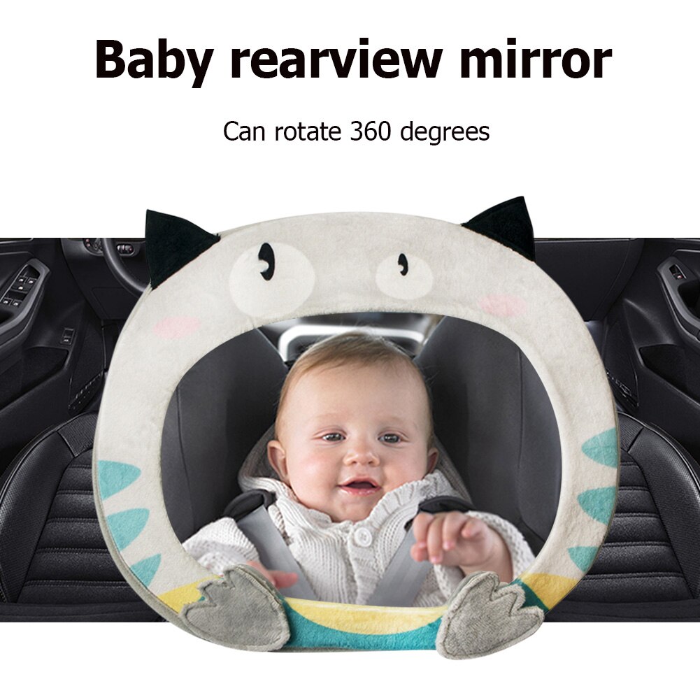 Verstelbare Veiligheid Auto Baby Spiegel Achterbank Hoofdsteun Achteruitkijkspiegel Baby Facing Achter Ward Baby Auto Veiligheid Kids Monitor