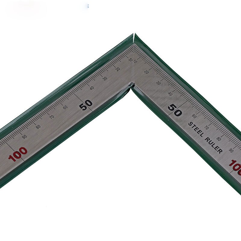 90 °Stainless Steel Angle Ruler Measuring Universal Ruler Multi-Functional Right Angle Ruler