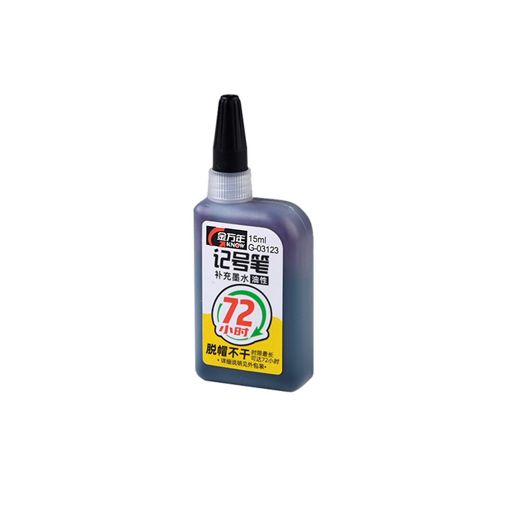 45mm dyphull-tusjpenner med lang spiss, snekkerpenn, svart/blått/rødt blekk, vanntett for måling av trebearbeidingsverktøy: Gul