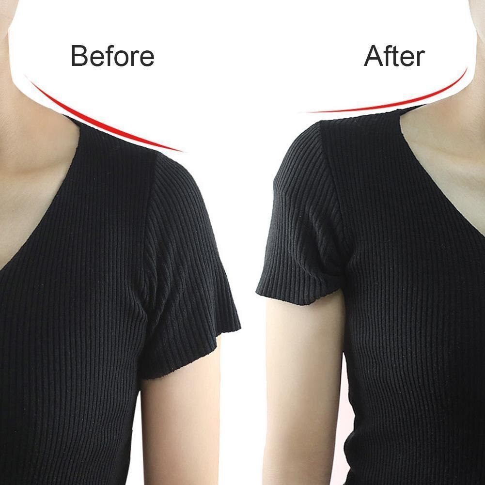 1 Paar Zelfklevende Zachte Siliconen Schouder Anti Slip Schoudervullingen Herbruikbare Schouder Enhancer Kleding Push-Up Kussens