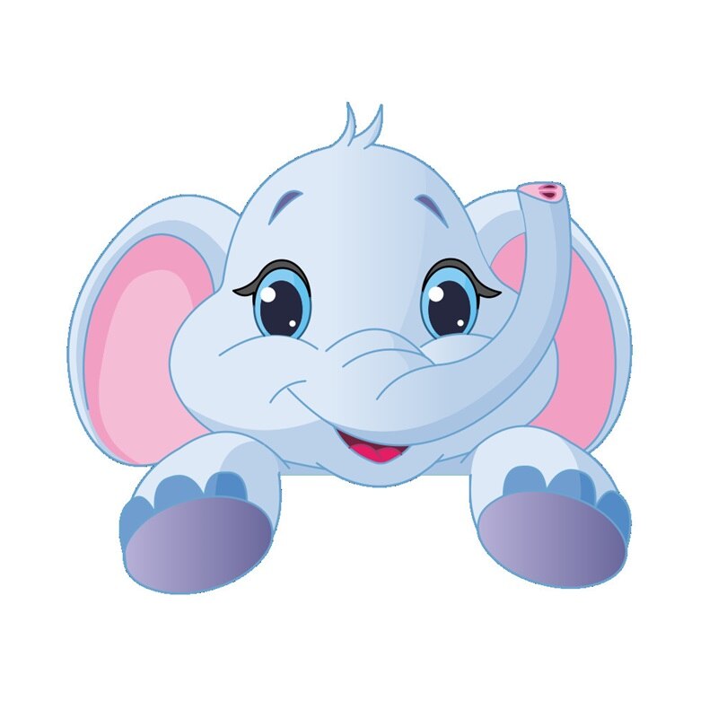 Cartoon Dier Schakelaar Cover Kamer Decor Olifant ... – Grandado