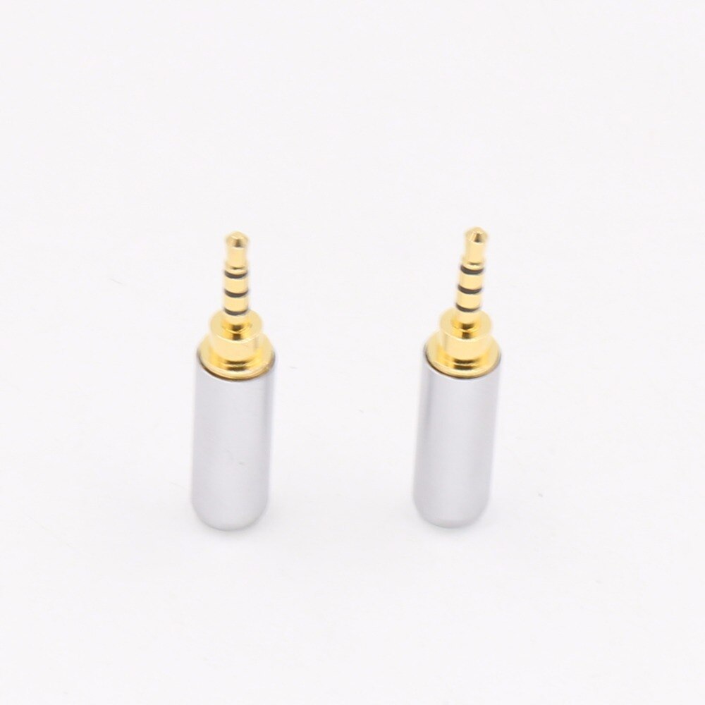 Conector adaptador de conexão de solda, conector de cobre de 4 polos condutor 2.5mm com 10 peças