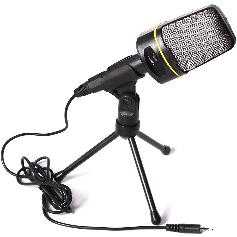 Audio Microphone for Mobile Phone PC Laptop Studio Sound Recording Condenser Mic with Shock Mount Tripod