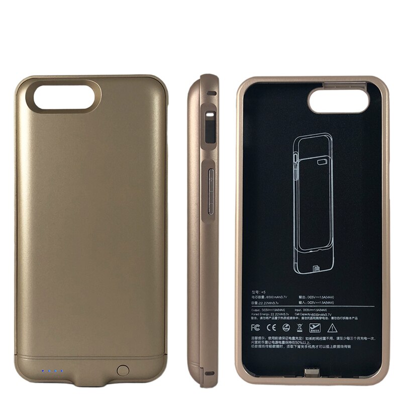 6000Mah Batterij Case Voor Een Plus 5T Externe Power Bank Charger Back Telefoon Cover Case Voor 1 + 5