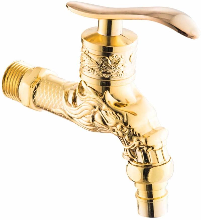and retail wall mounted bathroom faucet washing machine faucet sink mixed faucet Antique European style zinc