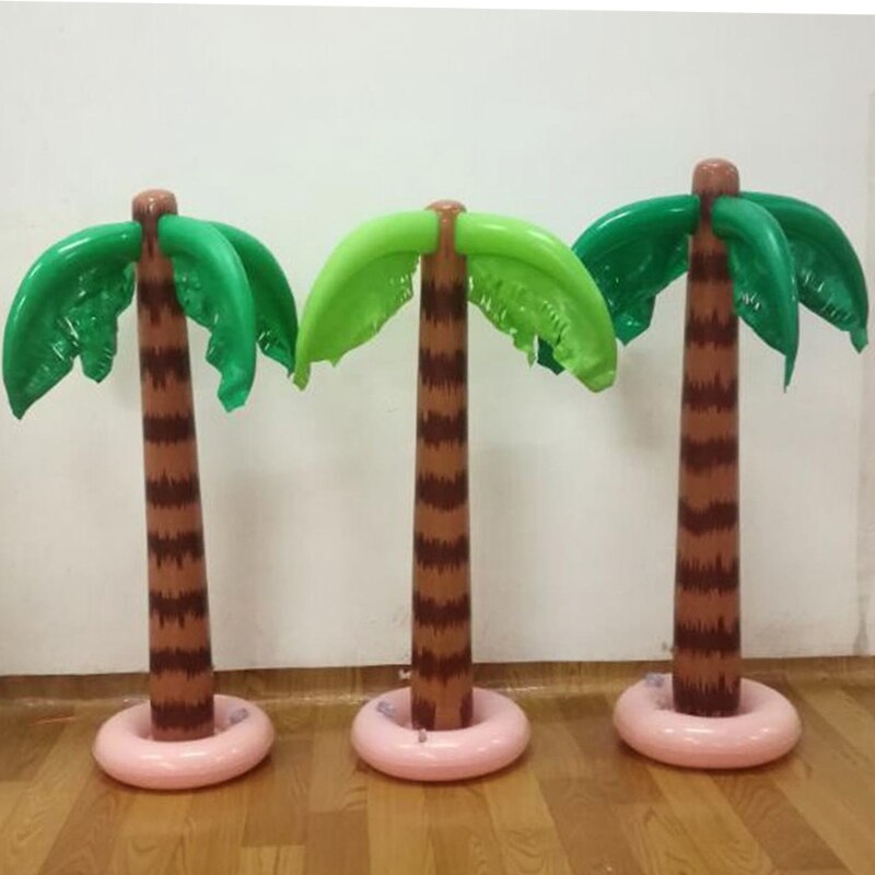 1Pc 90Cm Opblaasbare Tropische Palm Zwembad Beach Party Decor Speelgoed Outdoor Benodigdheden