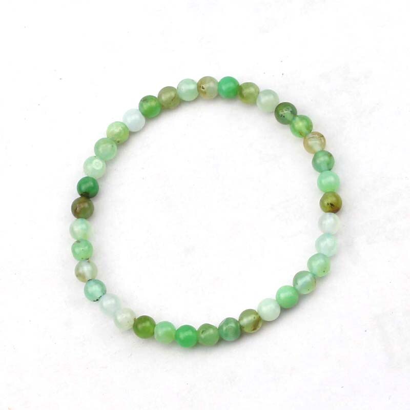 5 Mm Natuurlijke Chrysopraas Stenen Kralen Armband Natuurlijke Edelsteen Armband Diy Armband Voor Vrouw !