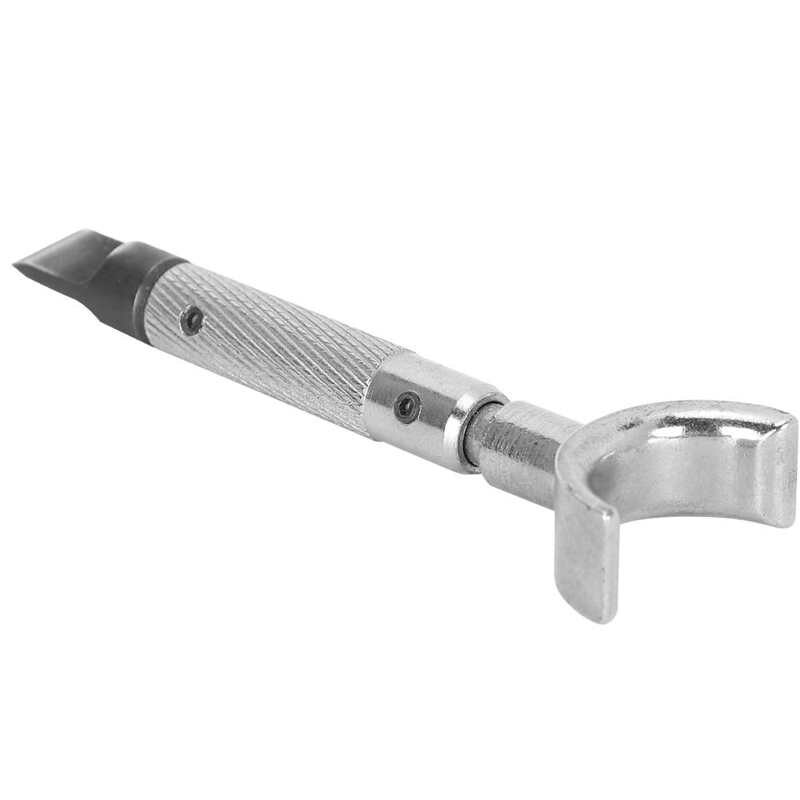 Leather Rotating Knife Tool Steel U-Shaped Leather Knife Adjustable Carving Cutter Crafts Handwork Tool
