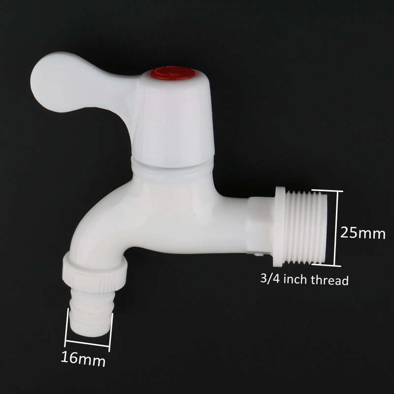 Grifo de agua con rosca macho de 1/2 "para cocina, manguera de riego de jardín, Conector de pagoda, tubo de 16mm, 1 ud.: 3l4 inch