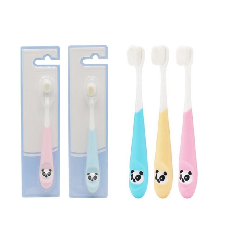 0-3 Years Old Children Soft Toothbrush Children Toothbrush Cartoon Handle Toothbrush Oral Care Toothbrush Healthy Children