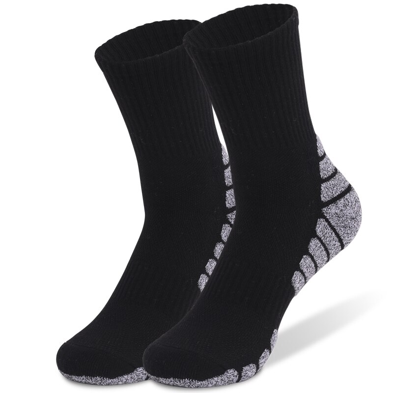 Summer Riding Cycling Socks Men Sports Basketball Running Sport Sock Hiking Tennis Outdoor Ski Man Women Bike Bicycle Slip: Black / XL