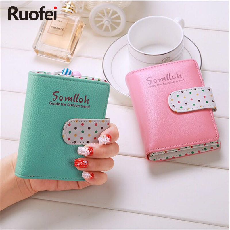 de lujo de las señoras monedero billeteras de las mujeres pequeña cartera palos Portomonee combinación Lady Short Carter A78