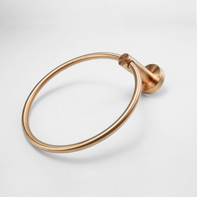 Brushed Rose Gold 304 Stainless Steel Wall Hook Toilet Paper Holder Towel Bar Toilet brush Bath towel rack Bathroom Accessories