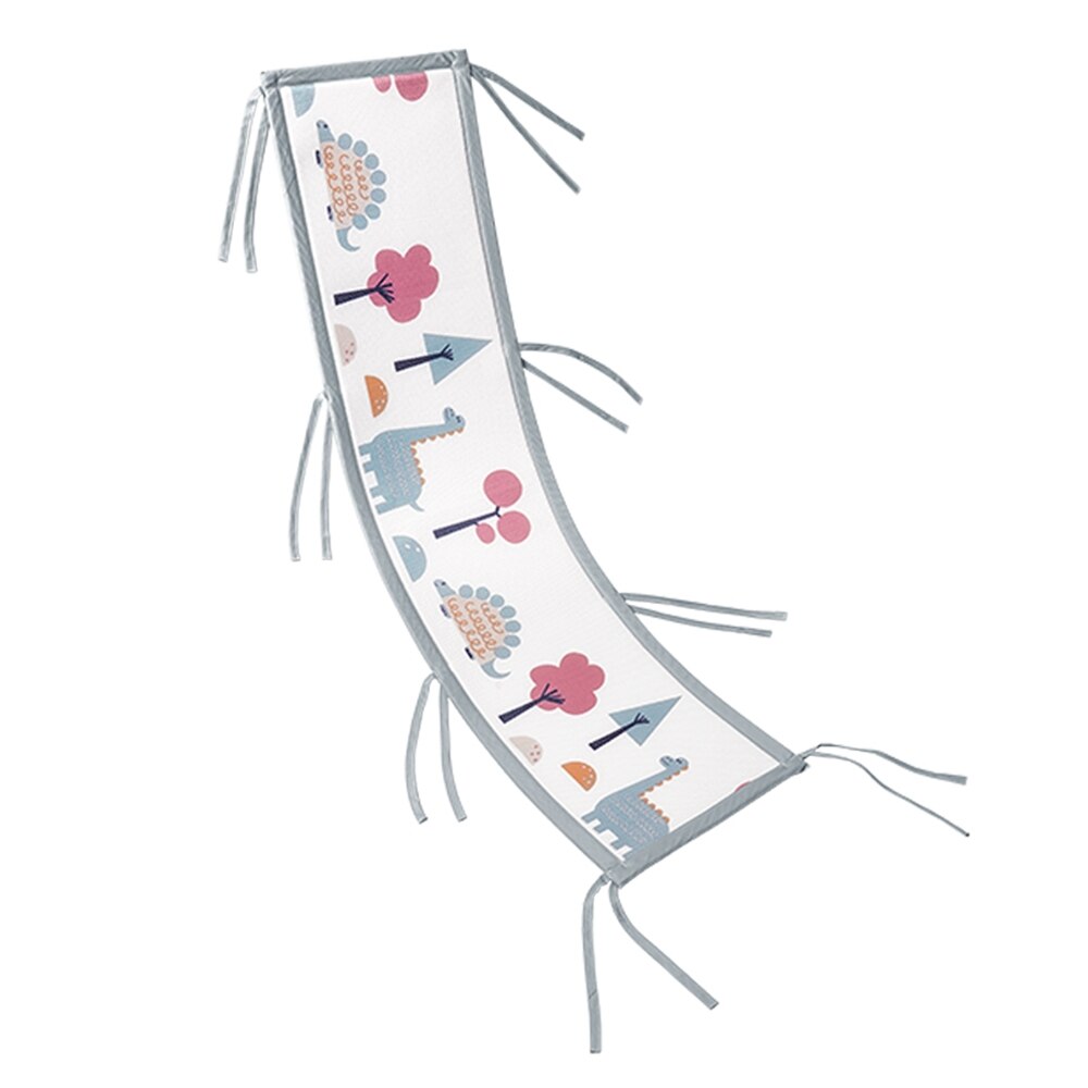 Bc Babycare Peuter Bed Bumpers Dieren Print Ademend Dikker Mesh Bumper Crib Protector Cot Pasgeborenen Bedding Set Room Decor